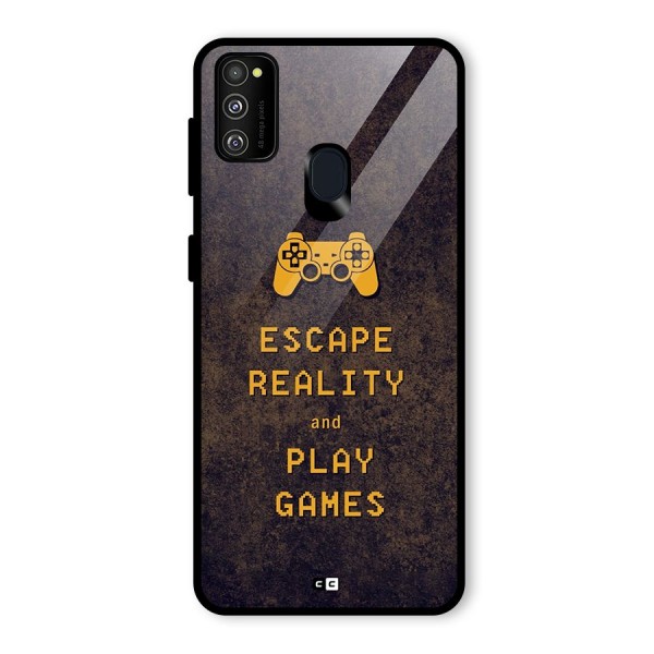 Escape Reality Glass Back Case for Galaxy M21