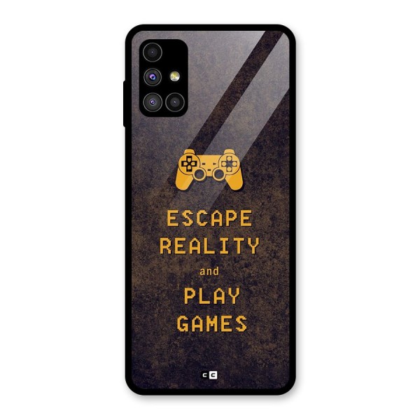 Escape Reality Glass Back Case for Galaxy M51