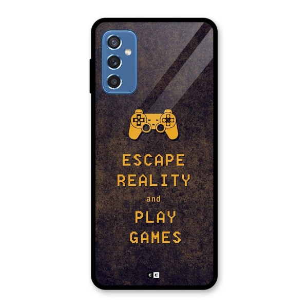 Escape Reality Glass Back Case for Galaxy M52 5G