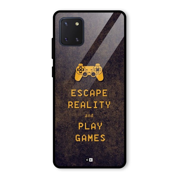 Escape Reality Glass Back Case for Galaxy Note 10 Lite