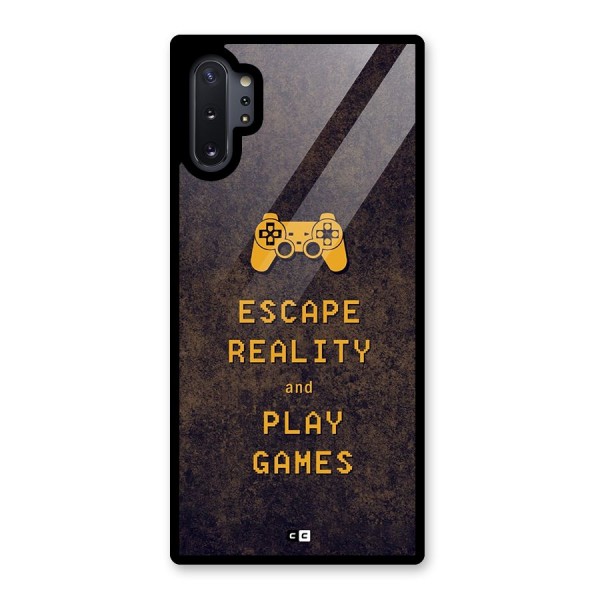 Escape Reality Glass Back Case for Galaxy Note 10 Plus