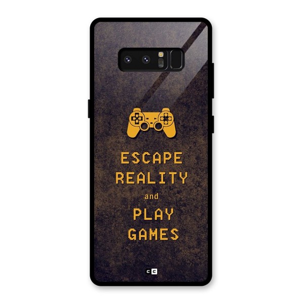 Escape Reality Glass Back Case for Galaxy Note 8