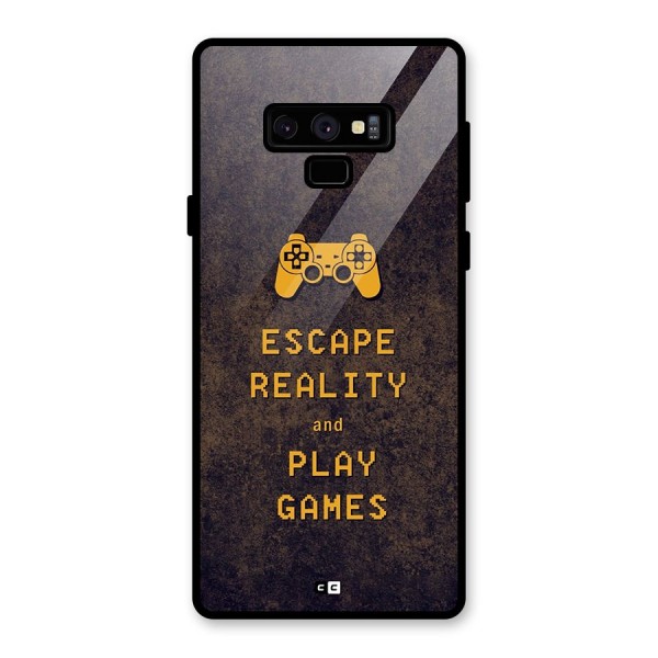 Escape Reality Glass Back Case for Galaxy Note 9