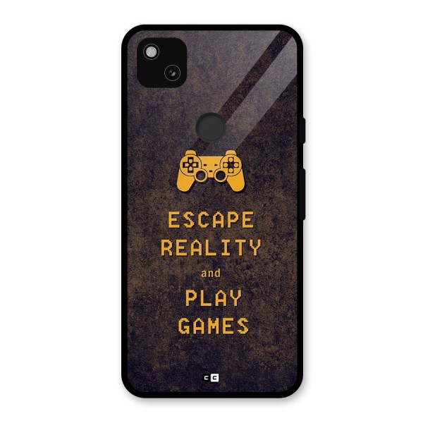 Escape Reality Glass Back Case for Google Pixel 4a