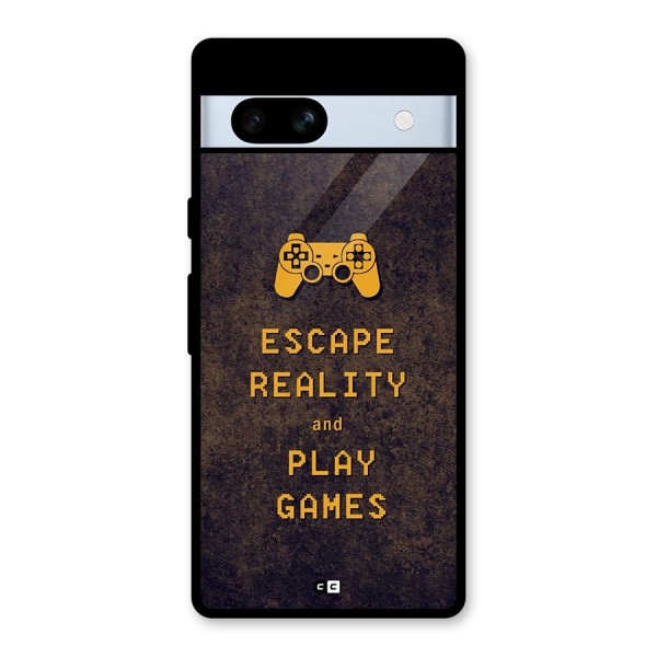 Escape Reality Glass Back Case for Google Pixel 7a