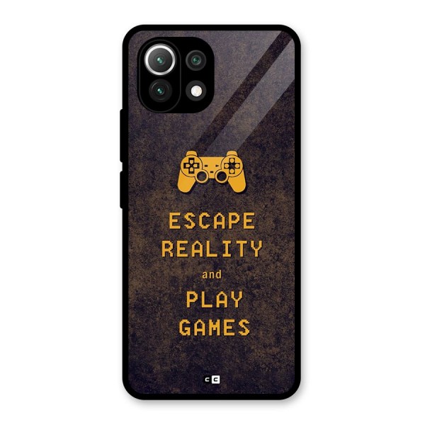 Escape Reality Glass Back Case for Mi 11 Lite