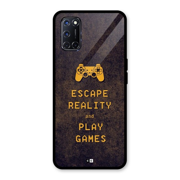 Escape Reality Glass Back Case for Oppo A52