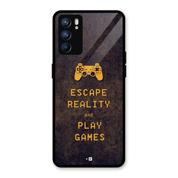 Escape Reality Glass Back Case for Oppo Reno6 5G