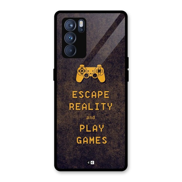 Escape Reality Glass Back Case for Oppo Reno6 Pro 5G