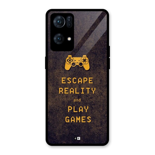 Escape Reality Glass Back Case for Oppo Reno7 Pro 5G