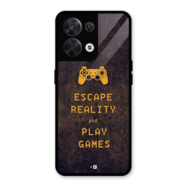 Escape Reality Glass Back Case for Oppo Reno8 5G