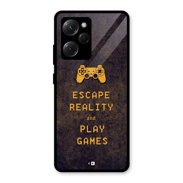 Escape Reality Glass Back Case for Poco X5 Pro