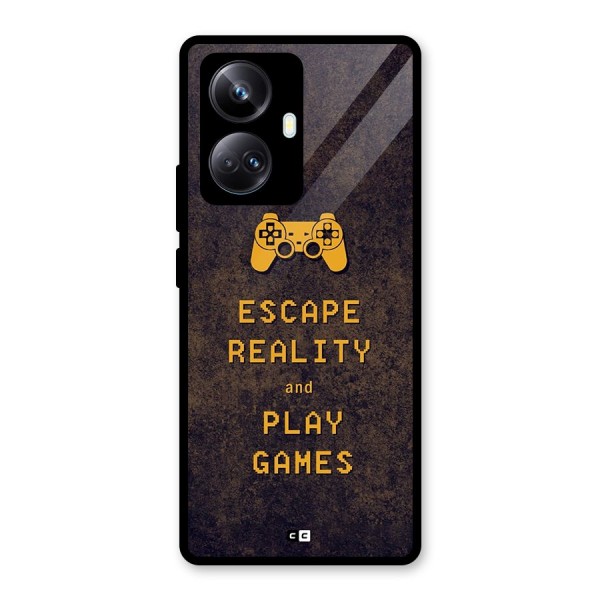 Escape Reality Glass Back Case for Realme 10 Pro Plus