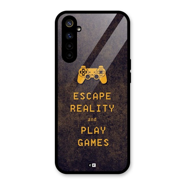 Escape Reality Glass Back Case for Realme 6