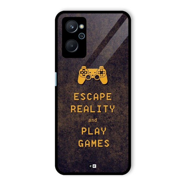 Escape Reality Glass Back Case for Realme 9i