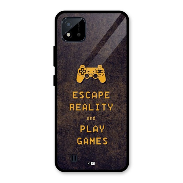 Escape Reality Glass Back Case for Realme C11 2021