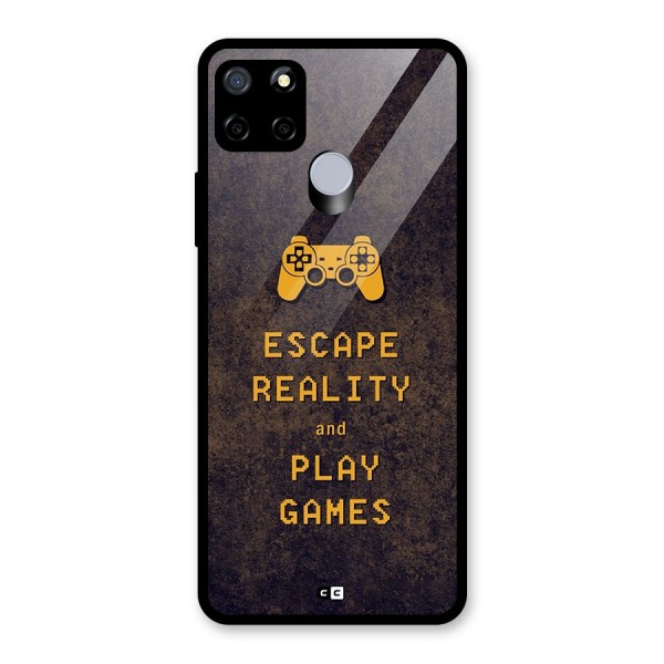 Escape Reality Glass Back Case for Realme C12