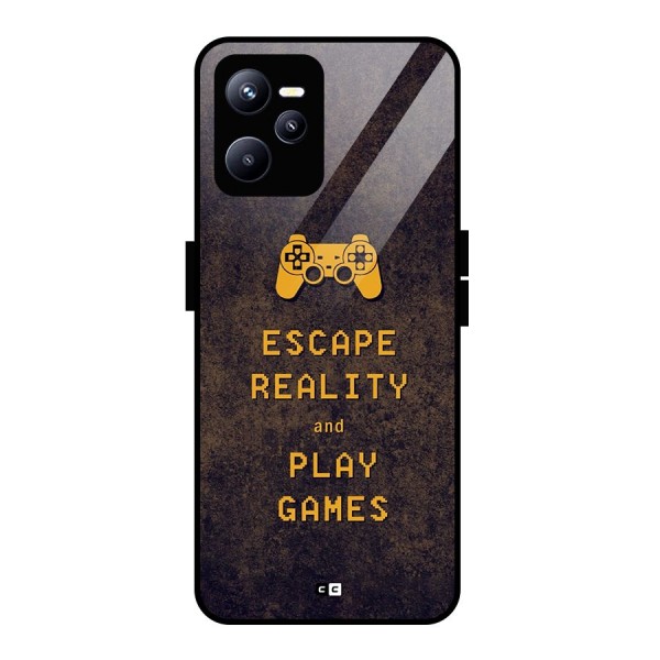 Escape Reality Glass Back Case for Realme C35