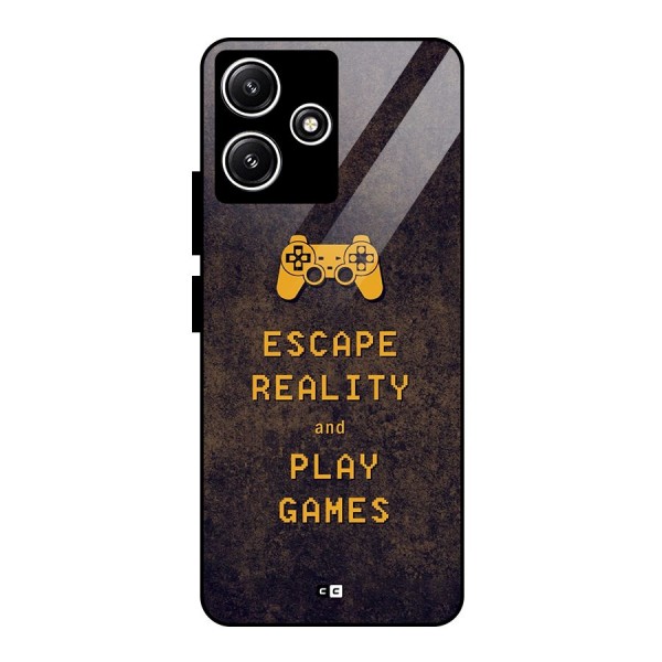 Escape Reality Glass Back Case for Redmi 12 5G