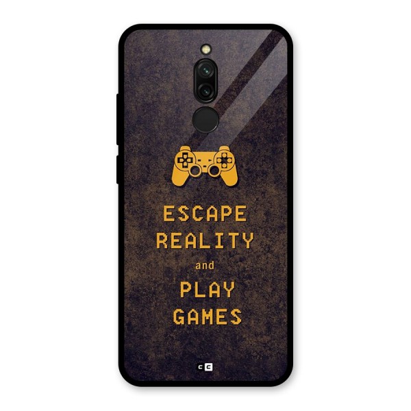 Escape Reality Glass Back Case for Redmi 8