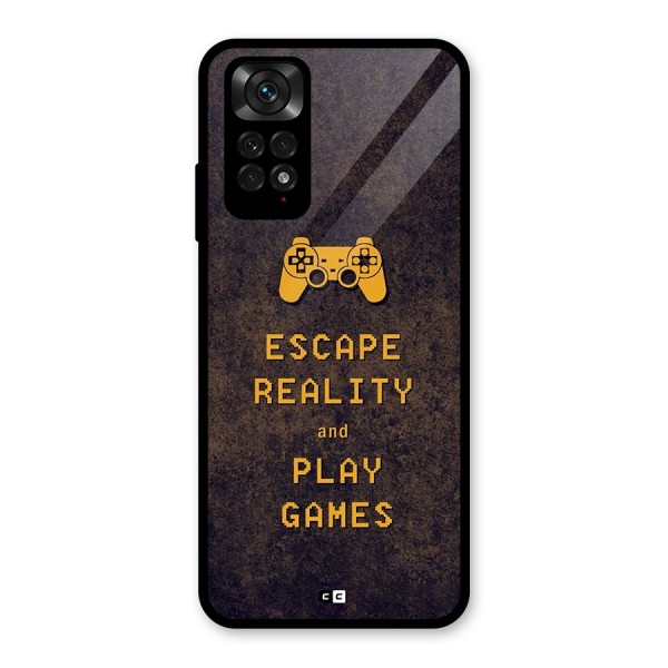 Escape Reality Glass Back Case for Redmi Note 11