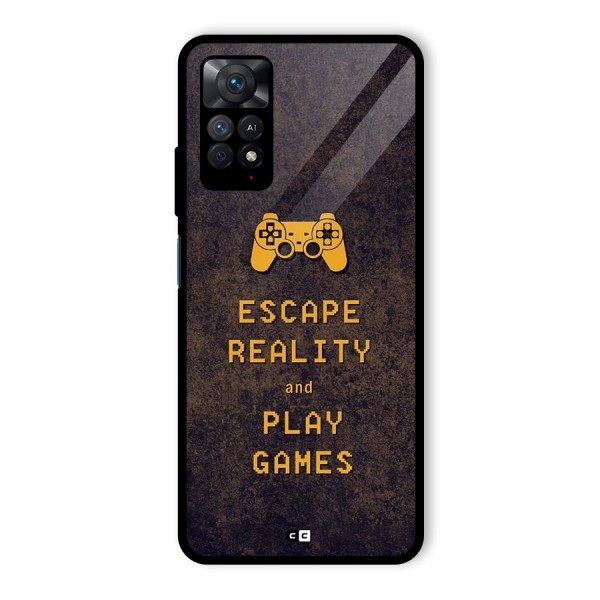 Escape Reality Glass Back Case for Redmi Note 11 Pro