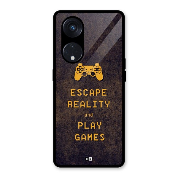 Escape Reality Glass Back Case for Reno8 T 5G