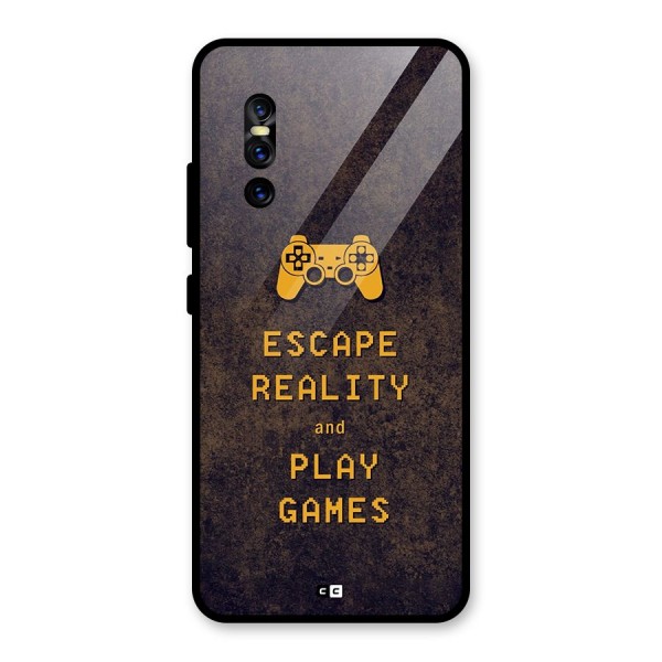 Escape Reality Glass Back Case for Vivo V15 Pro