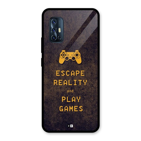 Escape Reality Glass Back Case for Vivo V17