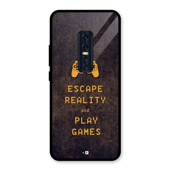 Escape Reality Glass Back Case for Vivo V17 Pro