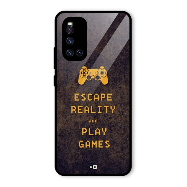 Escape Reality Glass Back Case for Vivo V19