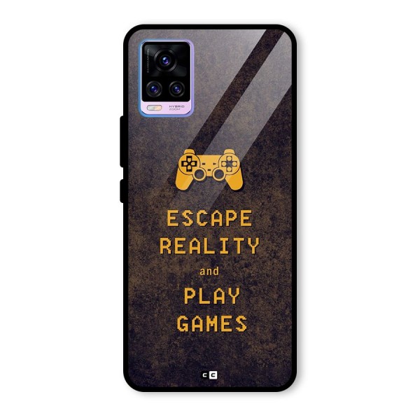 Escape Reality Glass Back Case for Vivo V20 Pro