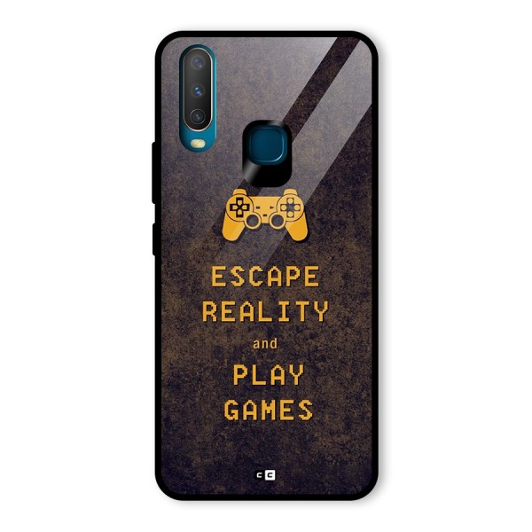 Escape Reality Glass Back Case for Vivo Y12