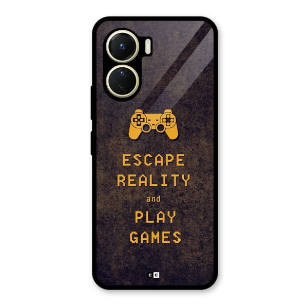 Escape Reality Glass Back Case for Vivo Y16