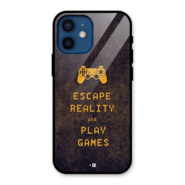 Escape Reality Glass Back Case for iPhone 12 Mini