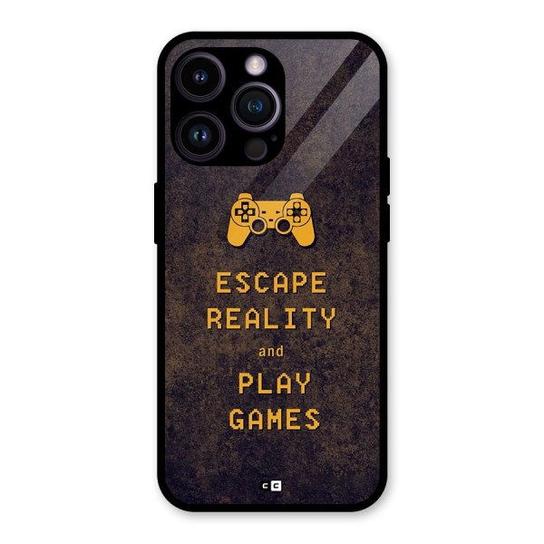 Escape Reality Glass Back Case for iPhone 14 Pro Max