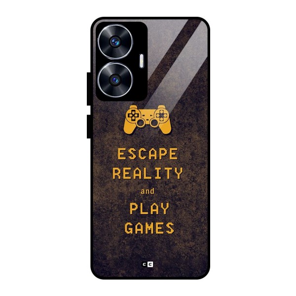 Escape Reality Glass Back Case for realme C55