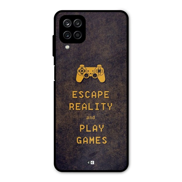 Escape Reality Metal Back Case for Galaxy A12