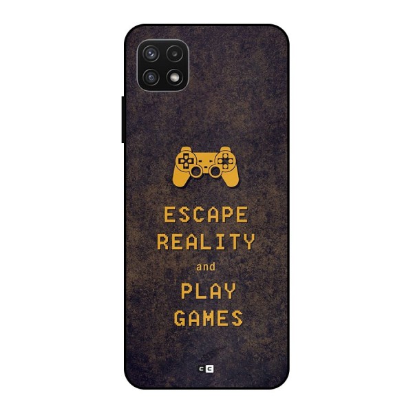 Escape Reality Metal Back Case for Galaxy A22 5G