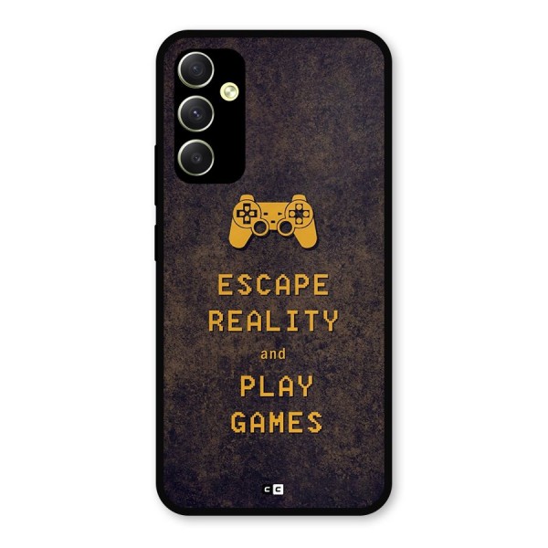 Escape Reality Metal Back Case for Galaxy A34