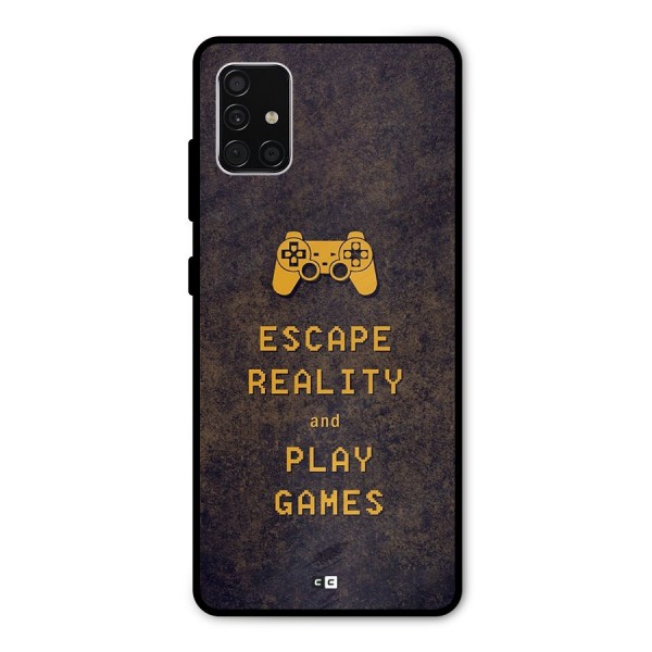 Escape Reality Metal Back Case for Galaxy A51