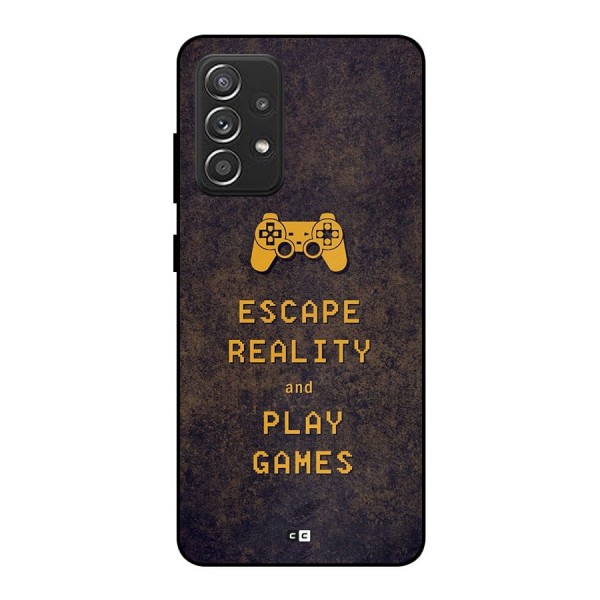 Escape Reality Metal Back Case for Galaxy A52