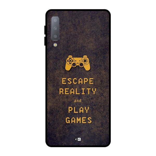 Escape Reality Metal Back Case for Galaxy A7 (2018)