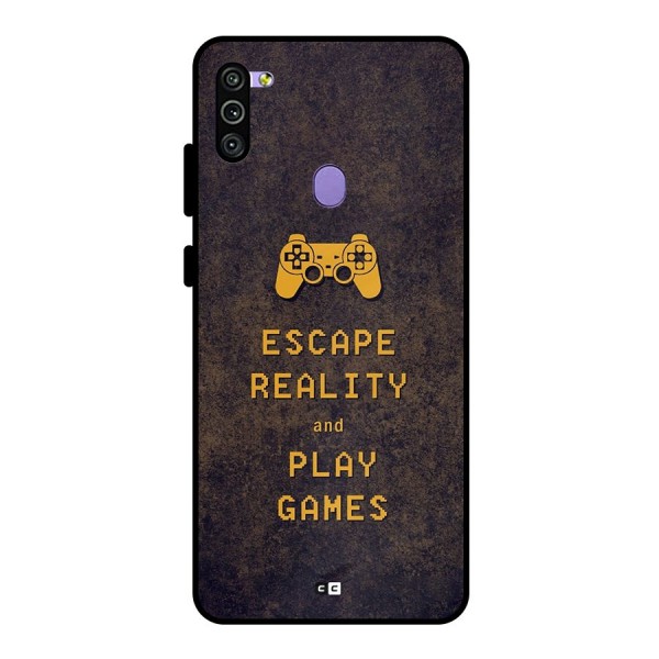 Escape Reality Metal Back Case for Galaxy M11