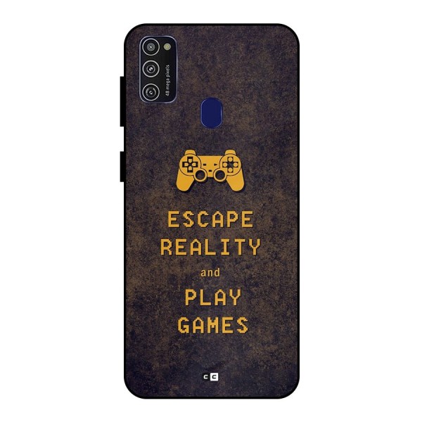 Escape Reality Metal Back Case for Galaxy M21