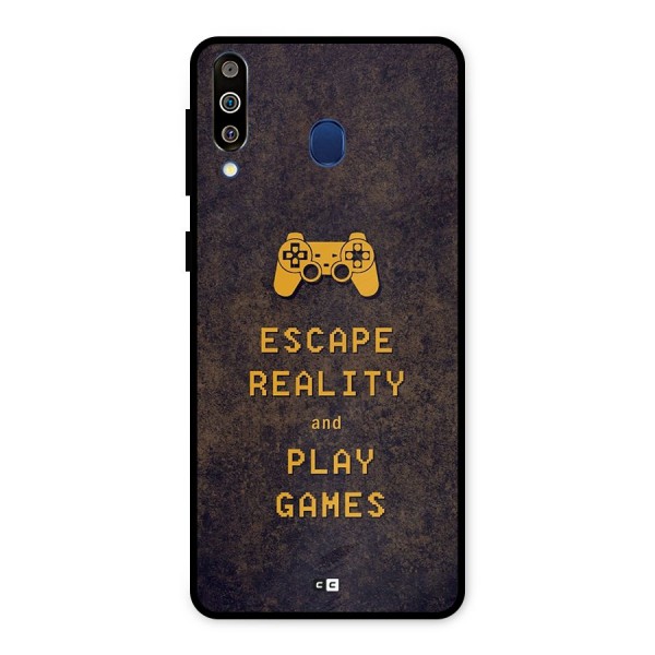 Escape Reality Metal Back Case for Galaxy M30