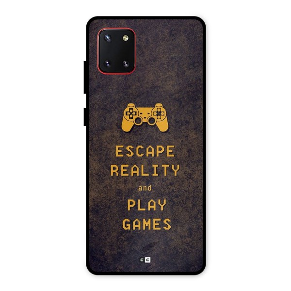 Escape Reality Metal Back Case for Galaxy Note 10 Lite