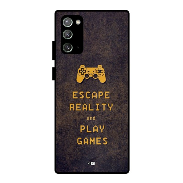 Escape Reality Metal Back Case for Galaxy Note 20