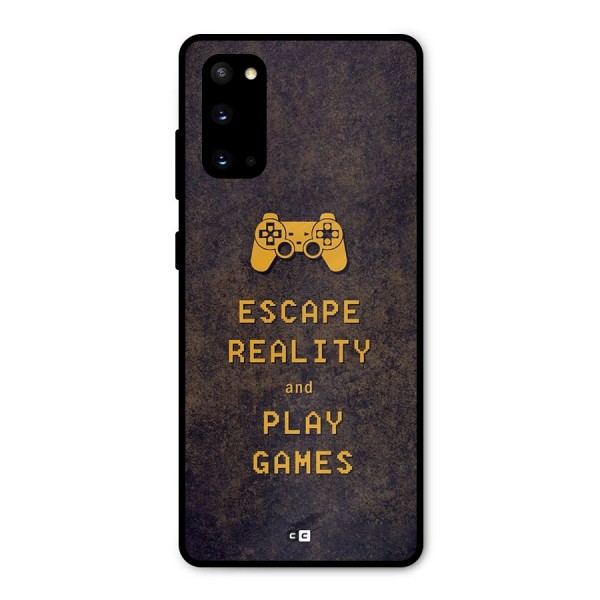 Escape Reality Metal Back Case for Galaxy S20