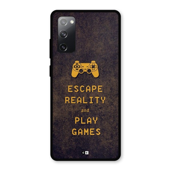 Escape Reality Metal Back Case for Galaxy S20 FE